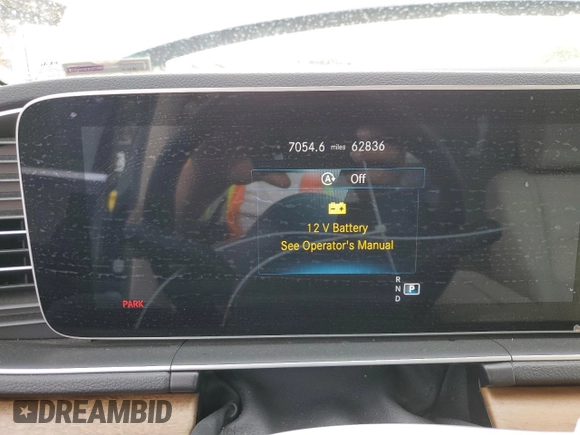 2021 Mercedes-Benz GLE 450 with VIN 4JGFB5KBXMA323998, listed as a Copart auction lot 54944405 with 62,836 mi miles and Salvage title. Bid and sale history available at DreamBid. Image 9.