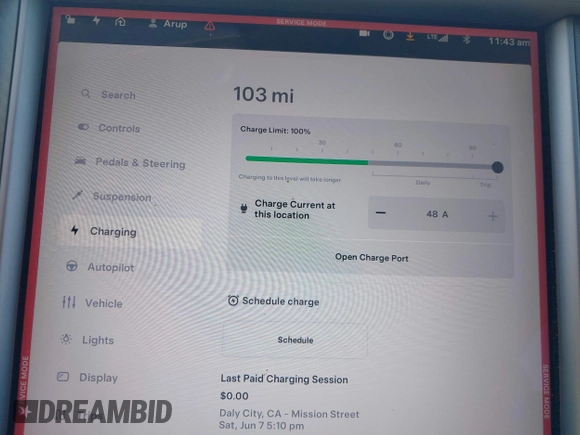 2018 Tesla Model S 75D with VIN 5YJSA1E22JF262269, listed as a IAAI auction lot 42629704 with 131,138 mi miles and . Bid and sale history available at DreamBid. Image 18.