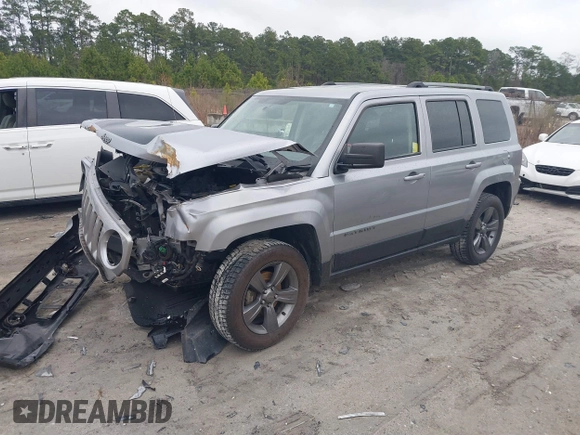 2017 Jeep Patriot Sport with VIN 1C4NJPBAXHD200955, listed as a IAAI auction lot 41597096 with 166,857 mi miles. Bid and sale history available at carsss.com. Image 2.
