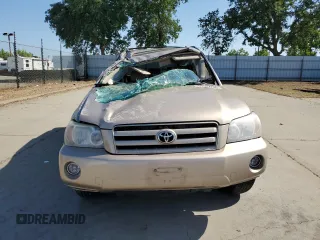 2005 Toyota Highlander with VIN JTEEP21A950069194, listed as a Copart auction lot 55362235 with 160,270 mi miles and Salvage Title. Bid and sale history available at DreamBid. Image 5.