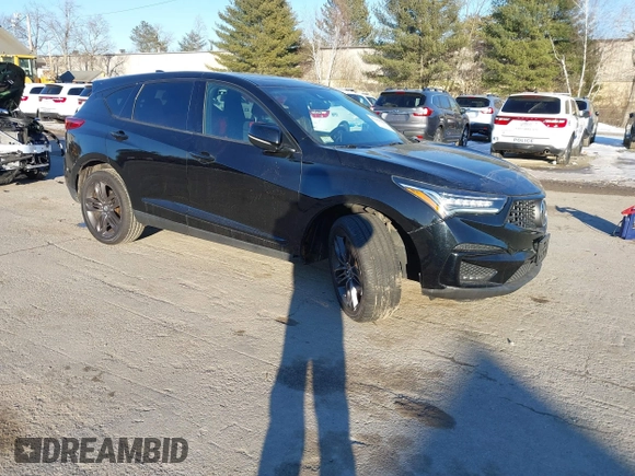 2019 Acura RDX w/A-Spec Pkg with VIN 5J8TC2H69KL005175, listed as a IAAI auction lot 41469189 with 98,827 mi miles. Bid and sale history available at carsss.com. Image 1.