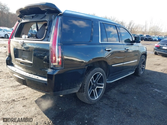 2019 Cadillac Escalade Luxury with VIN 1GYS4BKJ5KR354572, listed as a IAAI auction lot 41071039 with 98,256 mi miles. Bid and sale history available at carsss.com. Image 4.