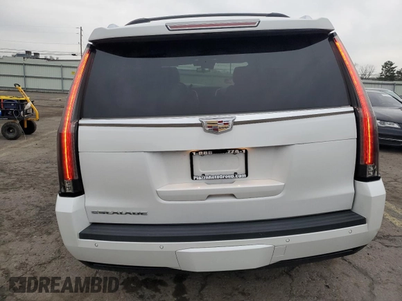 2020 Cadillac Escalade Luxury with VIN 1GYS4BKJ8LR202660, listed as a Copart auction lot 52859945 with 46,503 mi miles and Salvage title. Bid and sale history available at DreamBid. Image 6.