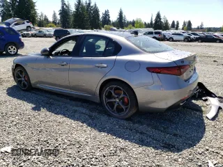 2018 Alfa Romeo Giulia Ti Sport with VIN ZARFAEEN9J7597446, listed as a Copart auction lot 51246143 with 0 mi miles. Bid and sale history available at carsss.com. Image 2.