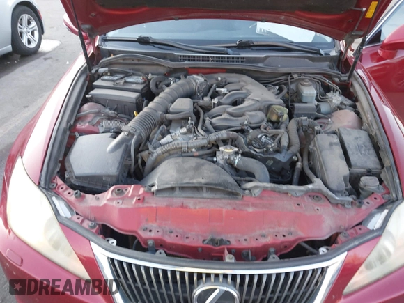 2010 Lexus IS 250 with VIN JTHCF5C26A5041659, listed as a IAAI auction lot 41349489 with Not provided miles and . Bid and sale history available at DreamBid. Image 10.