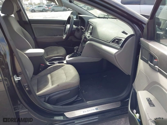2018 Hyundai Elantra GL with VIN KMHD84LF8JU543295, listed as a IAAI auction lot 41443030 with 117093 miles. Bid and sale history available at carsss.com. Image 5.