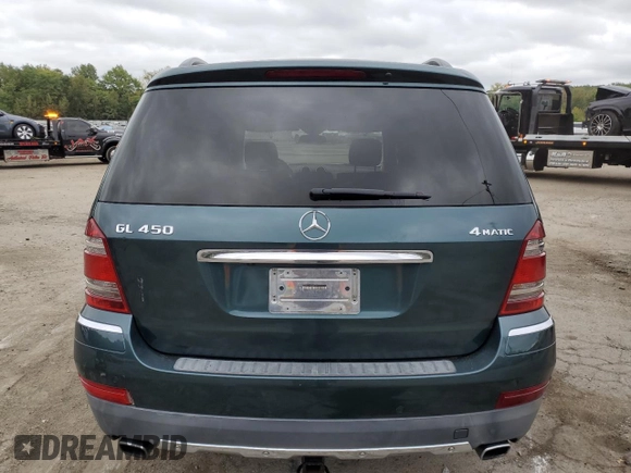 2008 Mercedes-Benz GL-Class 4.6L with VIN 4JGBF71E98A365160, listed as a Copart auction lot 72470384 with 167,332 mi miles and Salvage Title. Bid and sale history available at carsss.com. Image 6.