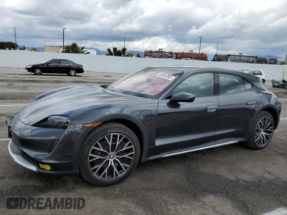 2022 Porsche Taycan 4 with VIN WP0BA2Y15NSA67206, listed as a Copart auction lot 45561263 with 10,134 mi miles and . Bid and sale history available at DreamBid. Image 1.
