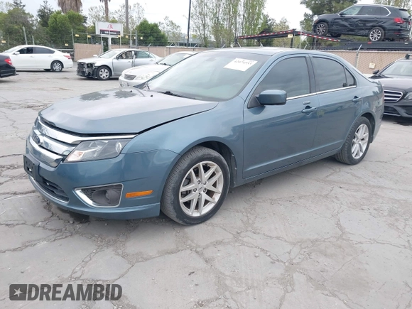 2012 Ford Fusion SEL with VIN 3FAHP0JG5CR409020, listed as a IAAI auction lot 42074553 with 90,962 mi miles. Bid and sale history available at carsss.com. Image 2.