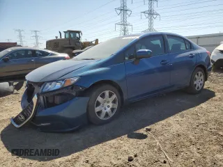 2015 Honda Civic LX with VIN 2HGFB2F57FH558226, listed as a Copart auction lot 54951525 with Not provided miles and Salvage title. Bid and sale history available at DreamBid. Image 1.