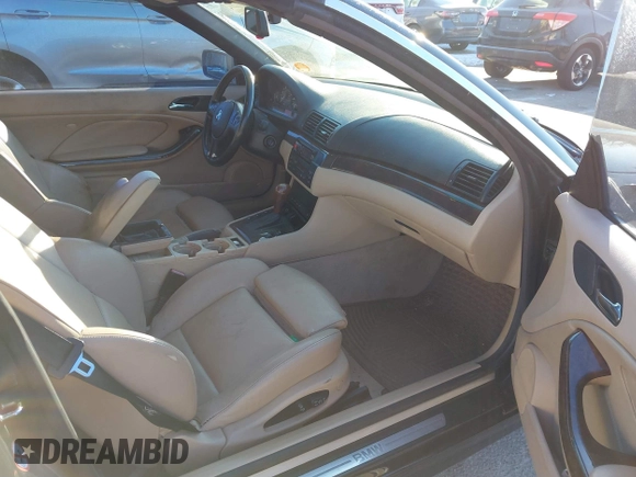 2002 BMW 3 Series 325Ci with VIN WBABS334X2JY59805, listed as a IAAI auction lot 41329486 with 163,893 mi miles and . Bid and sale history available at DreamBid. Image 5.
