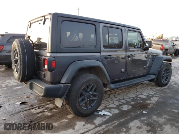 2024 Jeep Wrangler Sport с VIN 1C4PJXKN8RW291502, выставлен на аукционе Copart как лот 88326985 с пробегом 4 720 миль миль и Списание • Salvage title. История ставок и продаж доступна на DreamBid. Изображение 3.