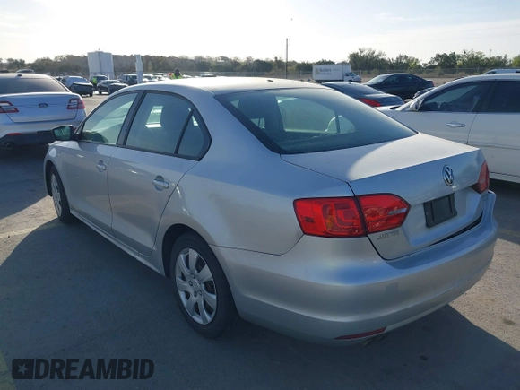 2011 Volkswagen Jetta Sedan S with VIN 3VW2K7AJ6BM388853, listed as a IAAI auction lot 41830330 with 132,307 mi miles. Bid and sale history available at carsss.com. Image 3.