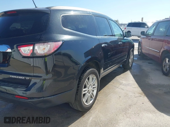 2015 Chevrolet Traverse LT with VIN 1GNKVGKD5FJ260911, listed as a IAAI auction lot 41881961 with Not Provided miles and . Bid and sale history available at DreamBid. Image 4.
