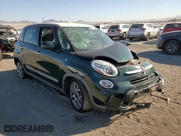 2014 FIAT 500L Trekking with VIN ZFBCFADH5EZ014449, listed as a Copart auction lot 73357544 with 69,471 mi miles and Salvage Title. Bid and sale history available at carsss.com. Image 11.
