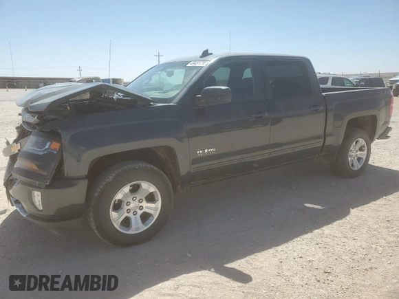 2018 Chevrolet Silverado 1500 LT with VIN 3GCUKREC2JG259864, listed as a Copart auction lot 49451735 with 146,576 mi miles and Salvage Title. Bid and sale history available at DreamBid. Image 1.