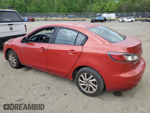 2013 Mazda 3 i Touring with VIN JM1BL1V75D1708997, listed as a Copart auction lot 55180725 with 80,471 mi miles and Clean title. Bid and sale history available at DreamBid. Image 2.