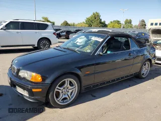 2001 BMW 3 Series 330Ci with VIN WBABS53491EV85399, listed as a Copart auction lot 74510704 with 82,382 mi miles and Salvage Title. Bid and sale history available at carsss.com. Image 1.