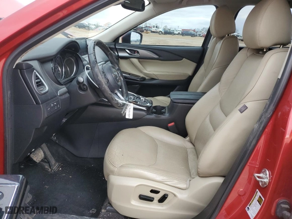 2016 Mazda CX-9 Touring with VIN JM3TCBCY8G0101533, listed as a Copart auction lot 88305025 with 107,082 mi miles and Salvage Title. Bid and sale history available at carsss.com. Image 7.