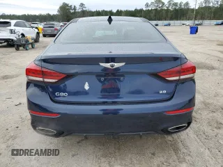 2020 Genesis G80 3.8L with VIN KMTFN4JEXLU328893, listed as a Copart auction lot 88111025 with 46,039 mi miles and Salvage Title. Bid and sale history available at DreamBid. Image 6.