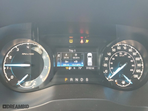 2023 Ford Ranger XL with VIN 1FTER4EH0PLE02174, listed as a Copart auction lot 45499915 with 9,162 mi miles and Salvage Title. Bid and sale history available at carsss.com. Image 9.