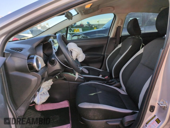 2021 Nissan Versa SV with VIN 3N1CN8EV4ML848265, listed as a Copart auction lot 46469795 with 51,987 mi miles and Salvage title. Bid and sale history available at DreamBid. Image 7.