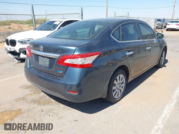 2014 Nissan Sentra SV with VIN 3N1AB7AP5EL678453, listed as a IAAI auction lot 42562818 with 152,563 mi miles and . Bid and sale history available at DreamBid. Image 4.