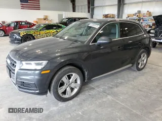 2018 Audi Q5 Premium Plus with VIN WA1BNAFYXJ2207489, listed as a Copart auction lot 62893875 with 127,122 mi miles and Salvage title. Bid and sale history available at DreamBid. Image 1.
