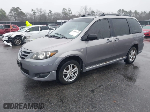 2005 Mazda MPV LX with VIN JM3LW28A050538622, listed as a IAAI auction lot 41555020 with 235,279 mi miles. Bid and sale history available at carsss.com. Image 16.