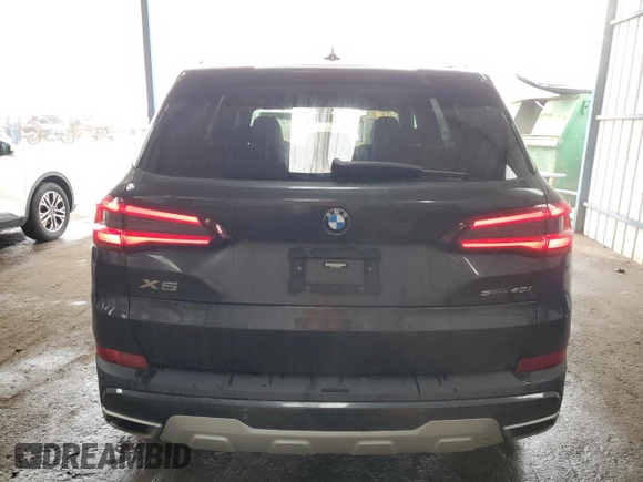 2023 BMW X5 sDrive40i with VIN 5UXCR4C03P9R22935, listed as a Copart auction lot 49732945 with 55,821 mi miles and Clean Title. Bid and sale history available at carsss.com. Image 6.