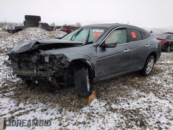 2010 Honda Crosstour EX-L z VIN 5J6TF2H59AL012892, wystawiony jako Copart lot #45211595 z przebiegiem Nie podano mil oraz Szkoda całkowita • Salvage title. Historia ofert i sprzedaży dostępna na DreamBid. Obrazek 1.