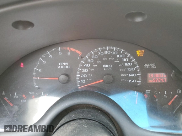 1997 Chevrolet Camaro Z28 z VIN 2G1FP22P6V2156828, wystawiony jako Copart lot #57651625 z przebiegiem 131 803 mil mil oraz Szkoda całkowita • Salvage title. Historia ofert i sprzedaży dostępna na DreamBid. Obrazek 9.