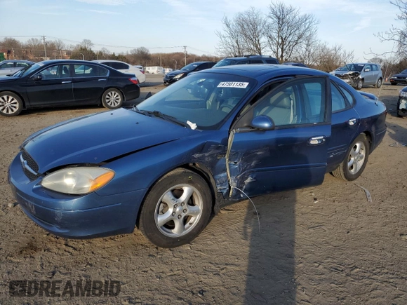 2002 Ford Taurus SES Standard with VIN 1FAHP55SX2A113222, listed as a Copart auction lot 47501135 with 79,793 mi miles and Salvage Title. Bid and sale history available at carsss.com. Image 1.