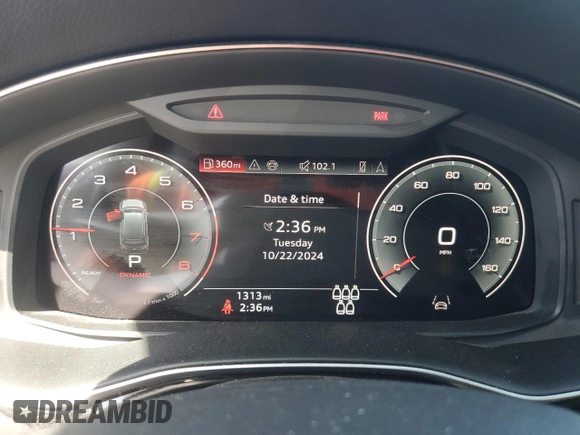 2025 Audi Q7 with VIN WA1AVBF7XSD004391, listed as a Copart auction lot 77033584 with 1,313 mi miles and Non repairable. Bid and sale history available at DreamBid. Image 9.