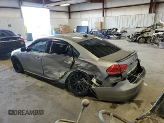2013 Volkswagen Passat Wolfsburg Edition with VIN 1VWAP7A3XDC009100, listed as a Copart auction lot 89315075 with 143,125 mi miles and Salvage Title. Bid and sale history available at carsss.com. Image 2.