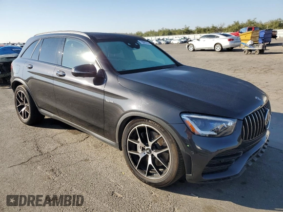 2020 Mercedes-Benz GLC with VIN W1N0G6EB8LF792000, listed as a Copart auction lot 78865224 with 57,663 mi miles and Salvage Title. Bid and sale history available at carsss.com. Image 4.