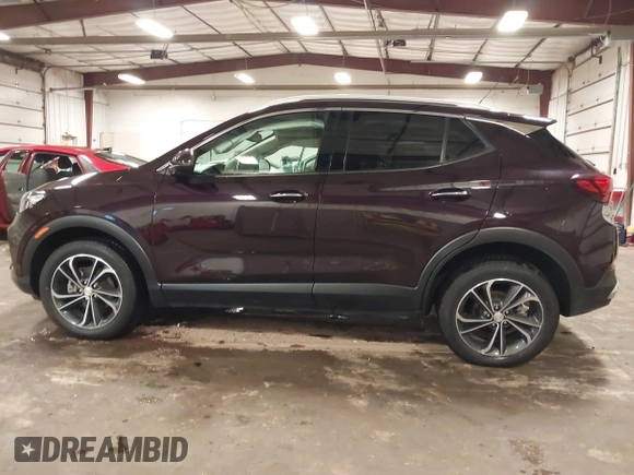 2021 Buick Encore GX Essence with VIN KL4MMGSL8MB151615, listed as a IAAI auction lot 42550639 with 77,085 mi miles and . Bid and sale history available at DreamBid. Image 15.