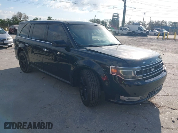 2018 Ford Flex Limited with VIN 2FMGK5D81JBA05788, listed as a IAAI auction lot 41599235 with 72,267 mi miles. Bid and sale history available at carsss.com. Image 1.