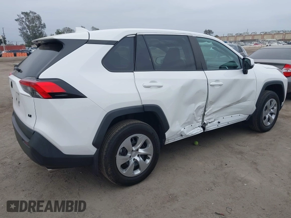 2022 Toyota RAV4 LE with VIN 2T3K1RFV1NC205621, listed as a IAAI auction lot 42576870 with 30,465 mi miles and . Bid and sale history available at DreamBid. Image 4.