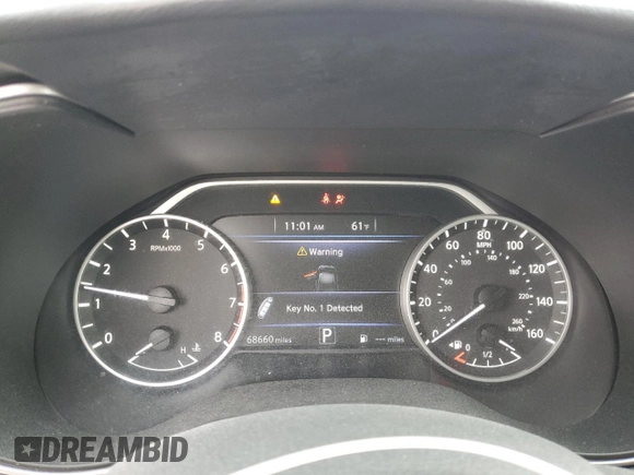 2019 Nissan Maxima Platinum z VIN 1N4AA6AV5KC383584, wystawiony jako Copart lot #52893955 z przebiegiem 68 660 mil mil oraz Szkody całkowita. Historia ofert i sprzedaży dostępna na DreamBid. Obrazek 9.