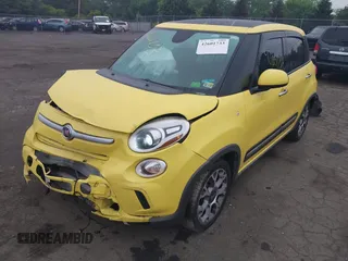 2014 FIAT 500L Trekking z VIN ZFBCFADH1EZ015579, wystawiony jako IAAI lot #42601733 z przebiegiem 185 909 mil mil oraz . Historia ofert i sprzedaży dostępna na DreamBid. Obrazek 18.