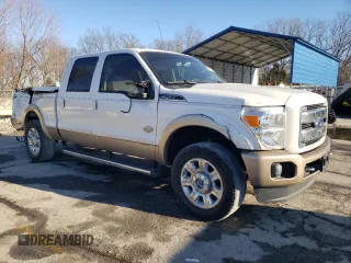 2012 Ford F-250 XL with VIN 1FT7W2BT9CEB39549, listed as a Copart auction lot 43108465 with 175,427 mi miles and Salvage Title. Bid and sale history available at DreamBid. Image 4.
