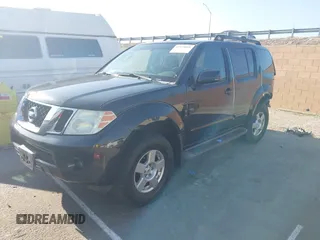 2008 Nissan Pathfinder S with VIN 5N1AR18U18C632115, listed as a IAAI auction lot 41979099 with 126,915 mi miles. Bid and sale history available at carsss.com. Image 2.