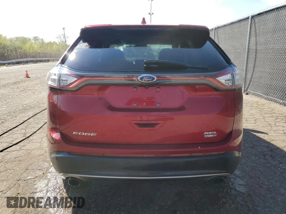 2018 Ford Edge SEL with VIN 2FMPK4J90JBB99222, listed as a Copart auction lot 55024015 with 101,220 mi miles and Clean Title. Bid and sale history available at carsss.com. Image 6.