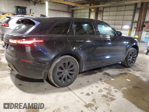2018 Land Rover Range Rover Velar S with VIN SALYB2RX1JA732456, listed as a Copart auction lot 47495115 with 124,810 mi miles and Salvage title. Bid and sale history available at DreamBid. Image 3.