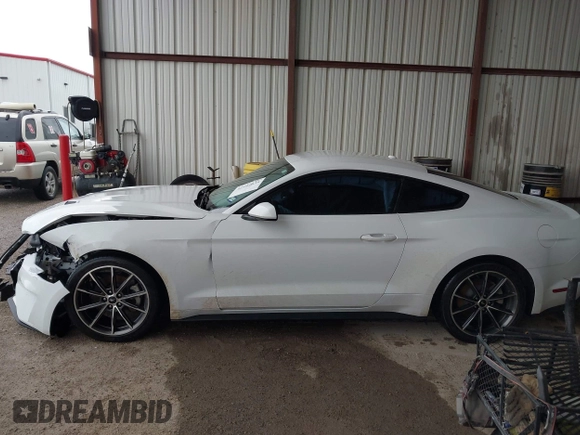 2019 Ford Mustang EcoBoost z VIN 1FA6P8TH1K5168795, wystawiony jako IAAI lot #42105634 z przebiegiem 61 480 mil mil oraz . Historia ofert i sprzedaży dostępna na DreamBid. Obrazek 14.