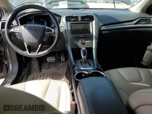 2016 Ford Fusion Titanium with VIN 3FA6P0D9XGR406186, listed as a Copart auction lot 50601175 with 207,220 mi miles and Salvage title. Bid and sale history available at DreamBid. Image 8.