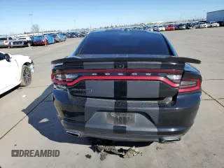 2019 Dodge Charger SXT with VIN 2C3CDXBG1KH553523, listed as a Copart auction lot 46865175 with 112,507 mi miles and Salvage Title. Bid and sale history available at carsss.com. Image 6.