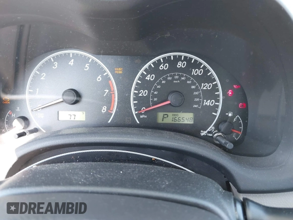 2012 Toyota Corolla L with VIN 2T1BU4EE9CC831743, listed as a IAAI auction lot 41870966 with 166,548 mi miles. Bid and sale history available at carsss.com. Image 15.
