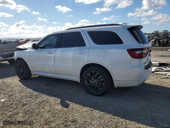 2021 Dodge Durango GT Plus with VIN 1C4RDHDG6MC641191, listed as a Copart auction lot 89341885 with 82,282 mi miles and Salvage Title. Bid and sale history available at carsss.com. Image 2.